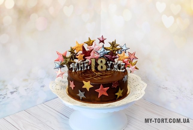 ТОРТ ПРАЖСКИЙ С ВИШНЕЙ "МНЕ 18"