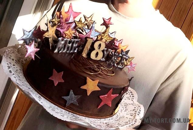 ТОРТ ПРАЖСКИЙ С ВИШНЕЙ "МНЕ 18"